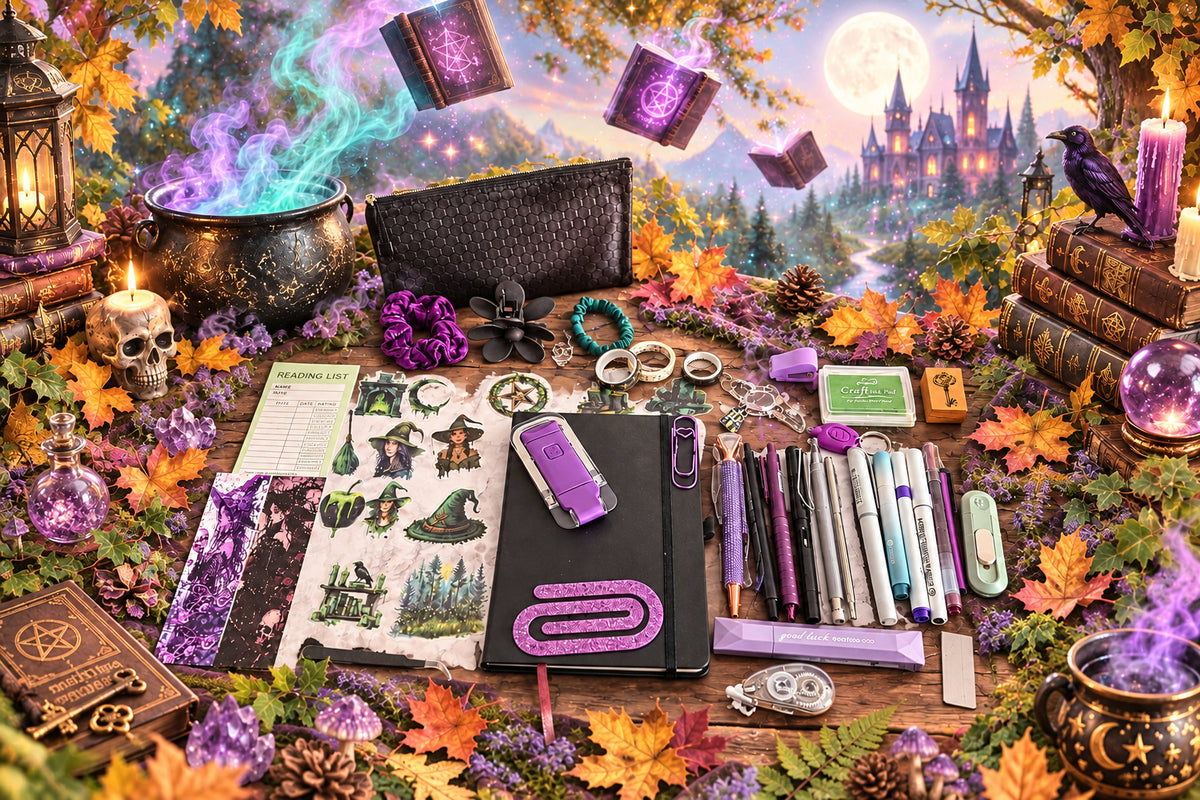 Witch themed Peacock Mystery Bookish Bundles