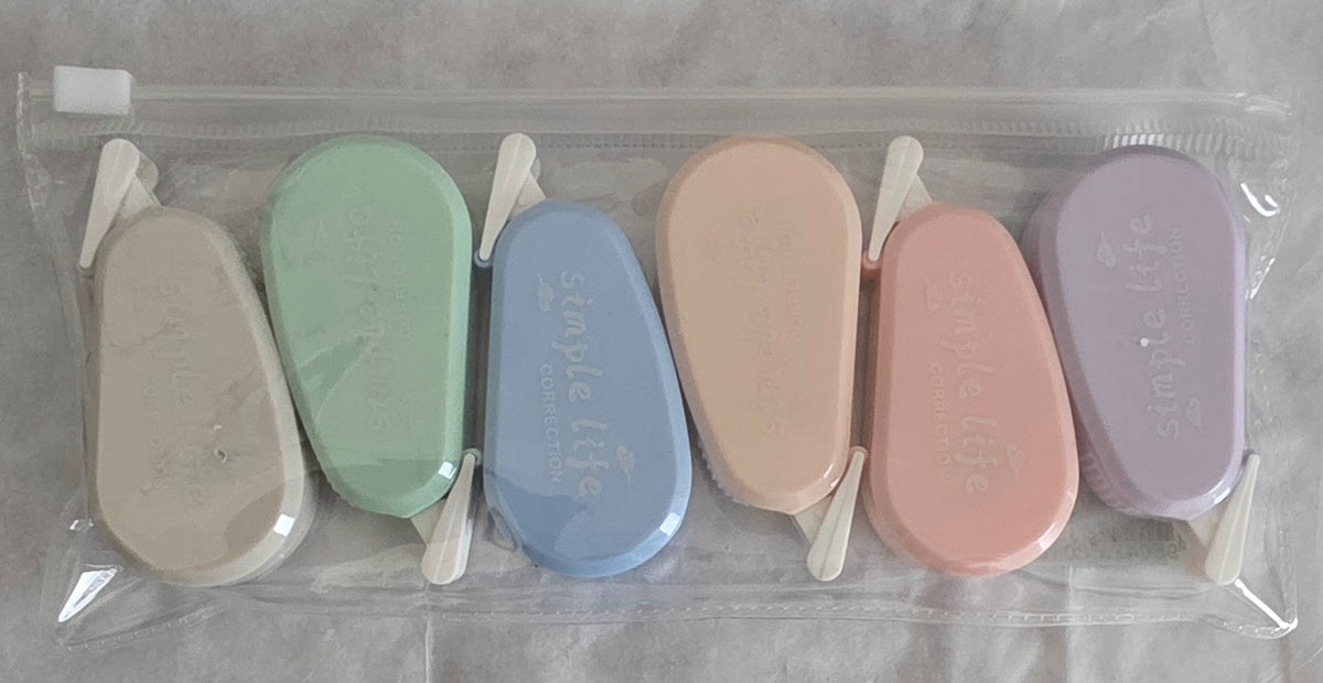 6 pk of Correction tape
